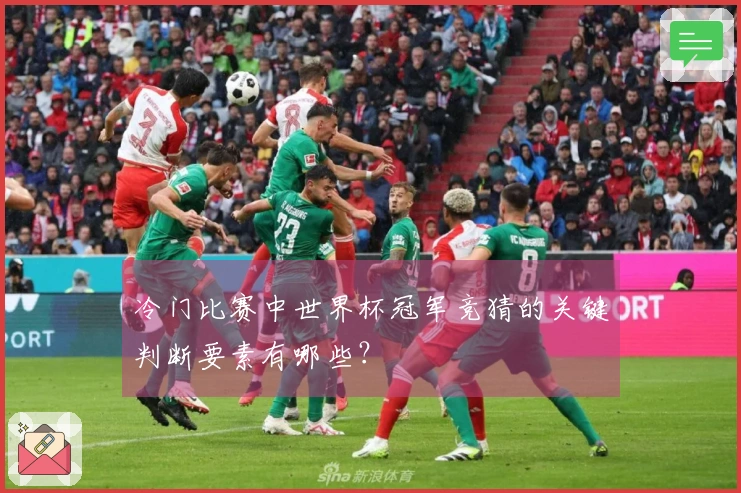 冷门比赛中世界杯冠军竞猜的关键判断要素有哪些？