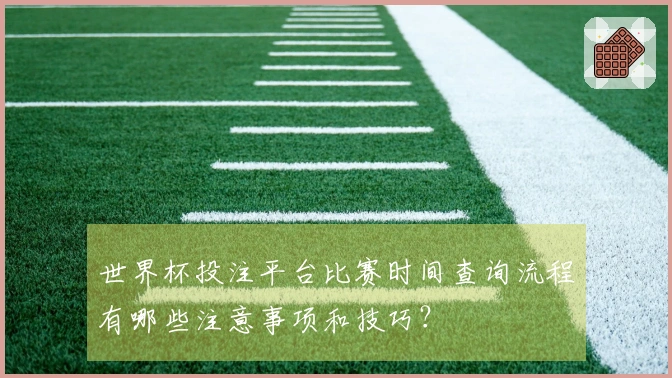 世界杯投注平台比赛时间查询流程有哪些注意事项和技巧？
