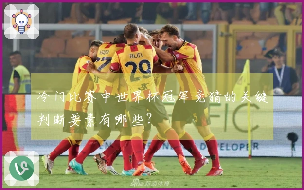 冷门比赛中世界杯冠军竞猜的关键判断要素有哪些？